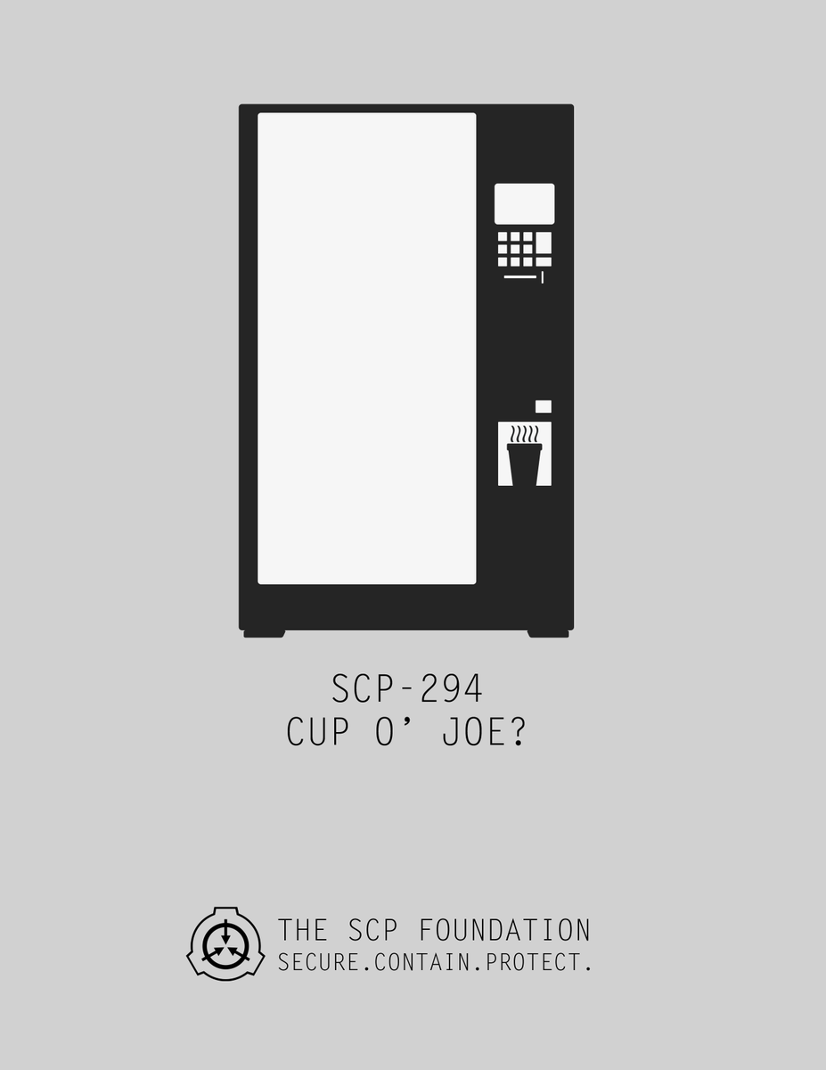 doc_kens's tweet photo. Everyone is sharing their #scp work. Fine, I guess I'll hop on the bandwagon. Here y'all. Enjoy some #SCPFoundation #minimalist posters I made several years back. #scp173 #scp294 https://t.co/xRcZGWNoLH