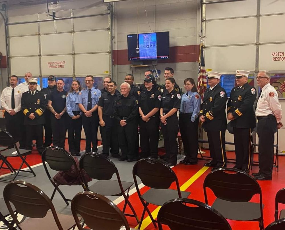 Today, the Ivyland Fire Company held a mock graduation for the recent Firefighter 1 class whose graduation ceremony was abruptly canceled at the last minute. Kudos to Emily Streahle and Mark Kelly for putting together a wonderful ceremony. Congratulations to all of you.