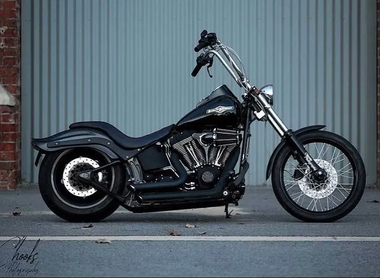 MoreMotorcycles's tweet image. Harley-Davidson Softail