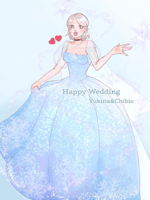 ウエディングドレスのtwitterイラスト検索結果