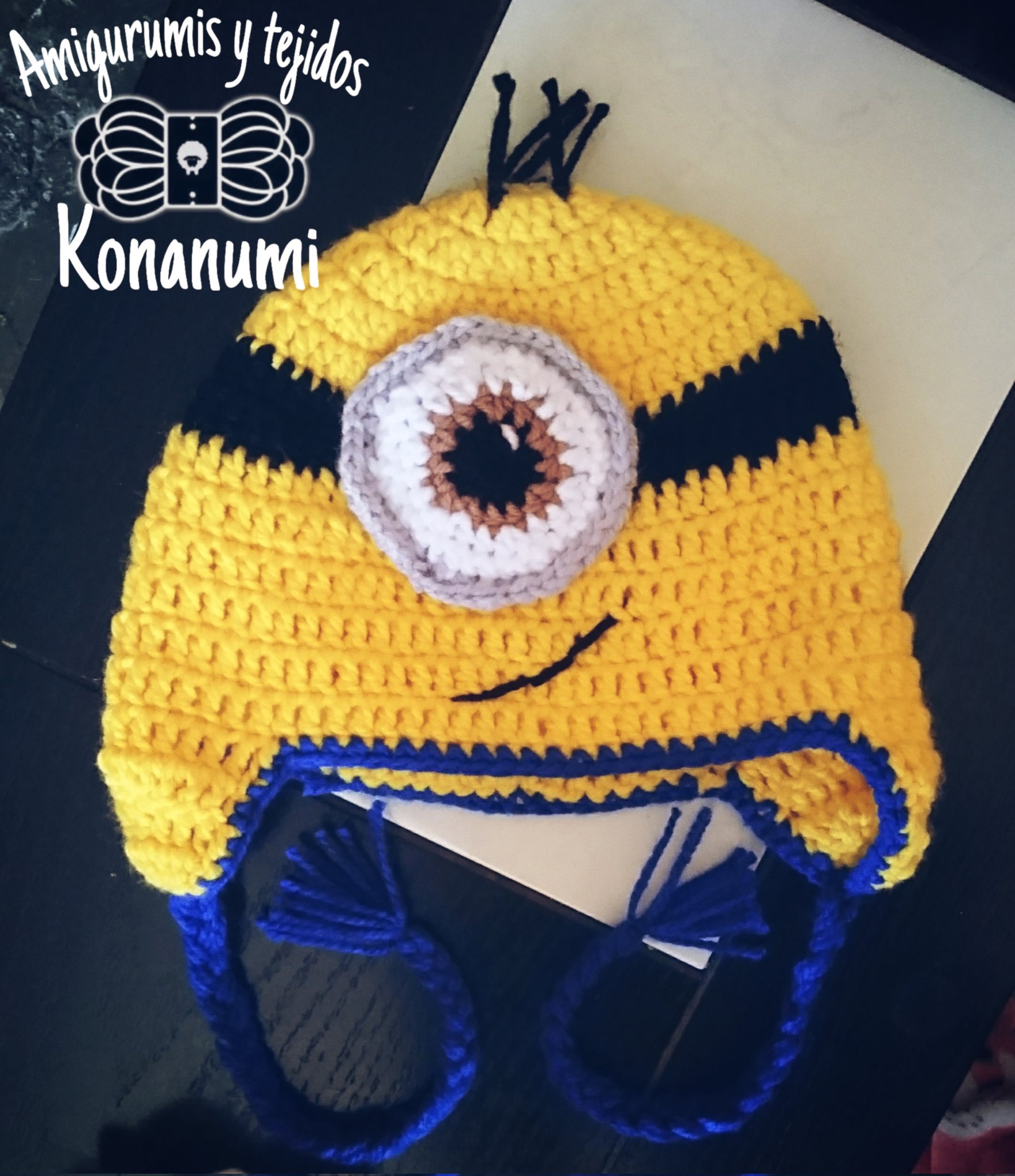 Konanumi on X: Gorro minion (talla 7) 💮 Pregunta por tu