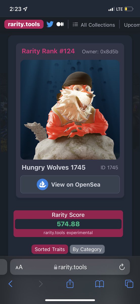 StokedTimes's tweet photo. @HollanderAdam @da_Big_Bad_Wolf @HungryWolvesNFT okay NOW I got a rare one in the Top 150 per @raritytools ! #MyHungryWolves https://t.co/Xm8mBnVphD
