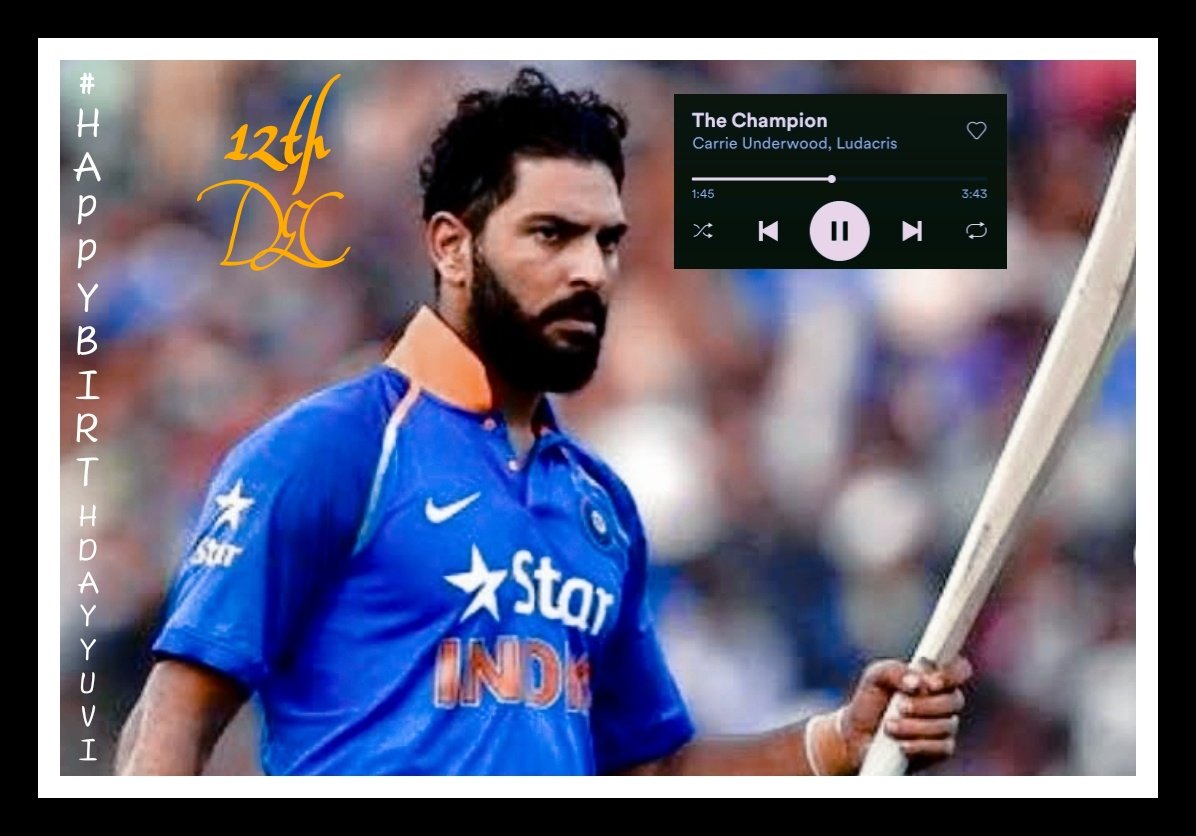 Happy Birthday Yuvraj Singh. The Hero of Indian team in 2011 world Cup.  