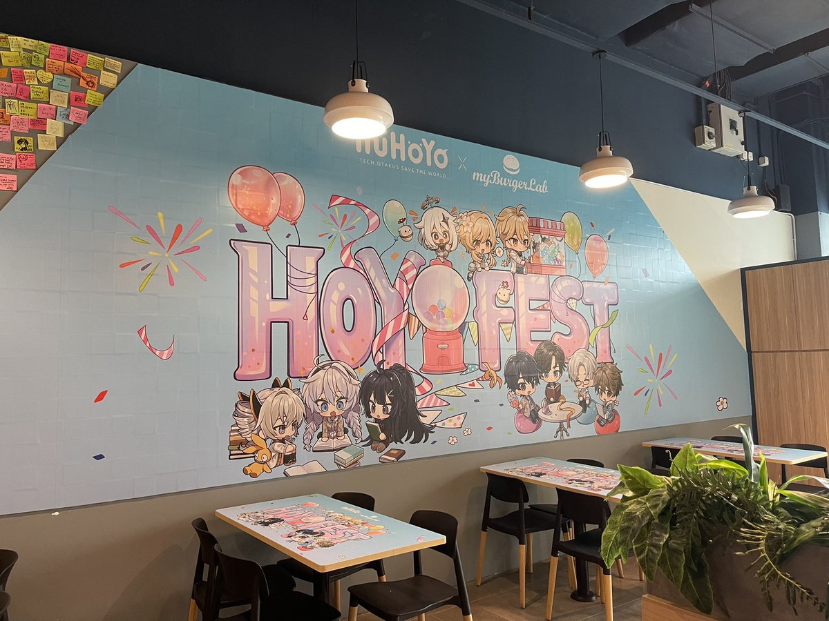 syeramon's tweet image. 💙⭐️💙⭐️💙⭐️🤩🤩🤩
#MIHOYO #HOYOFEST #BURGERLAB