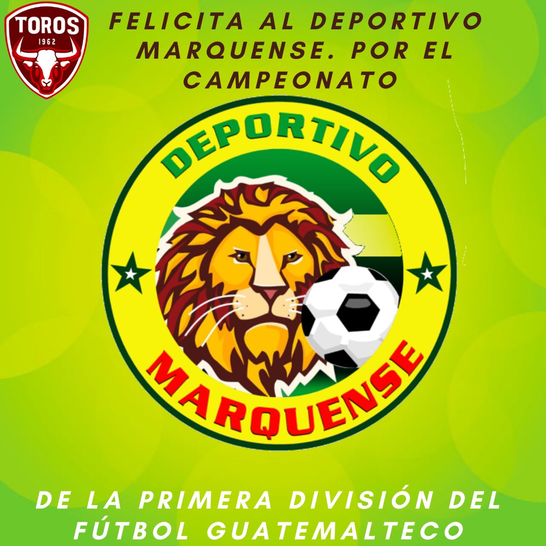 Twitter \ Asociación Deportivo Malacateco على تويتر: "¡Muchas Deportivo Marquense! Campeones de la primera división 🎊 🎉 https://t.co/HjiqyqcU2j"