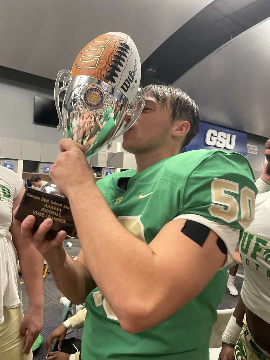 3 x State Champs State of Ga 6A.  With this man, Coach App!   We love ya, Coach.  Class of 2022, THE GLUE!