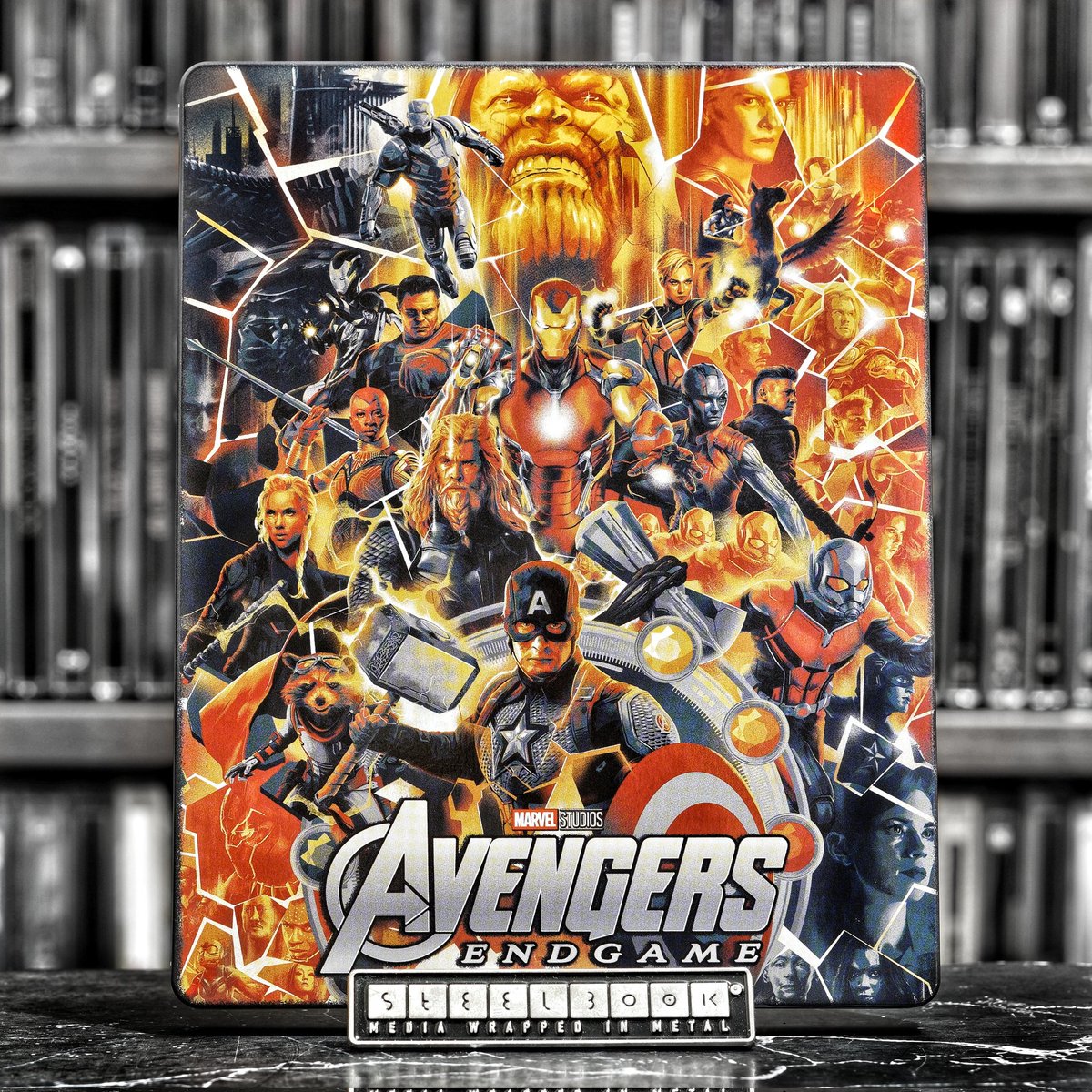 Avengers: Endgame [Mondo]

Finally some of the long awaited new MCU Mondo Steelbooks have arrived!

#avengers #avengersendgame #endgame #mondo #mondoart #mcu #steelbook #bluray #ironman  #spiderman #thor #captainamerica #artwork #mjolnir #thanos #infinitywar
#antman #hawkeye https://t.co/SlgGNKiWvN