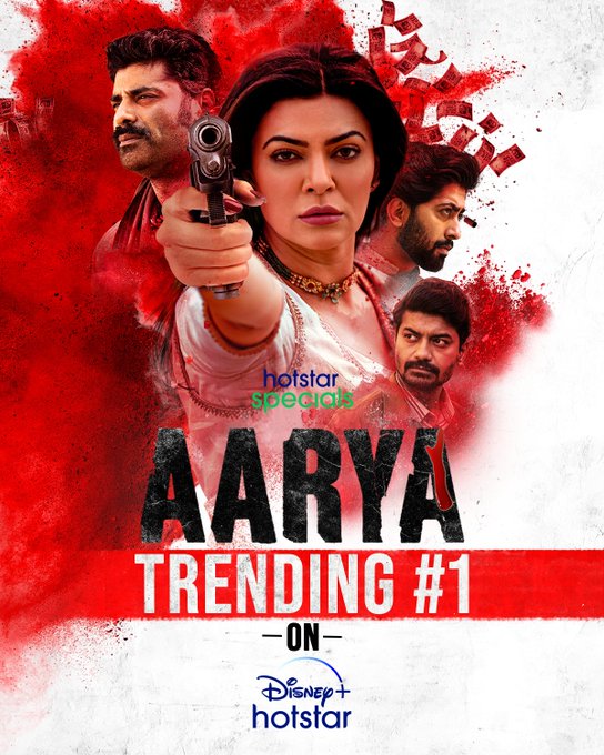 #AaryaSeason2 all episodes now streaming on @DisneyPlusHS 
#HotstarSpecials #ottrelease
#DisneyPlusHotstarMultiplex 
@TheSushmitaSen @officialRMFilms
@EndemolShineIND @RamKMadhvani
@Amita_Madhvani #VinodRawat 
#KapilSharma #SiaBhuyan @RheaPrabhu