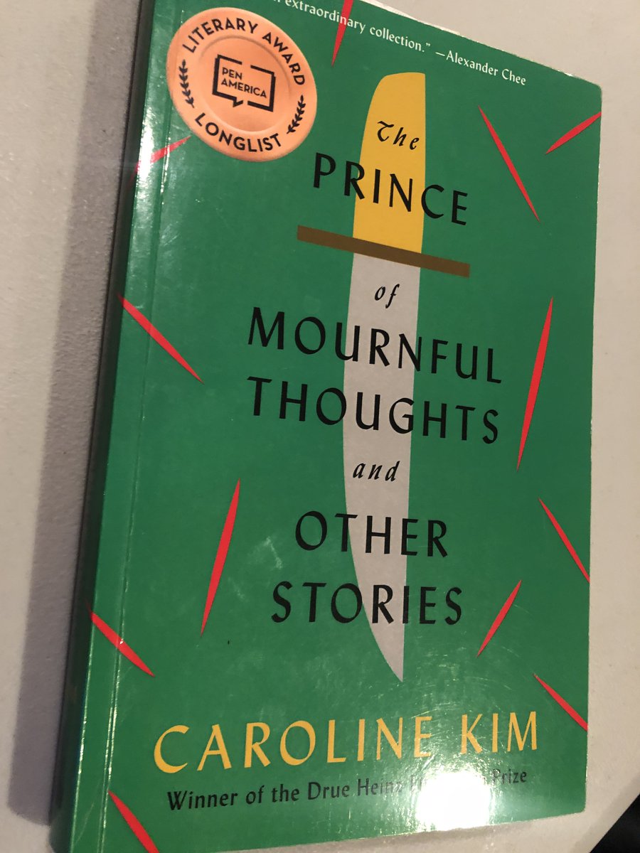 MsStarrUMS's tweet photo. I would highly recommend this short story collection by Caroline Kim. I haven't read many short stories, but this collection left me needing to read more. Having the opportunity to talk with @carolinewriting about her stories was an added plus! #teamUMS #UMStwitterBingoV4 https://t.co/R7QqNgM0dQ