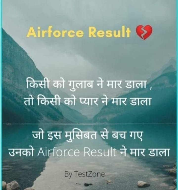 Nareshbeniwal45's tweet image. How long will you cry, give us the result now CASB. you are ruining the lives of children. 💔💔
#Airforce_Result_Do #airforce_airman_result #airforceresultdo @IAF_MCC @DefenceMinIndia @rajnathsingh @PMOIndia