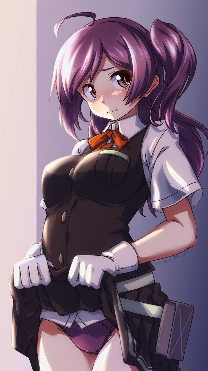 ジョンストン(艦これ) 「過去ログ倉庫からジョンストンさんと萩風さんを再掲です( ˘ω˘ ) 」|547th_syのイラスト