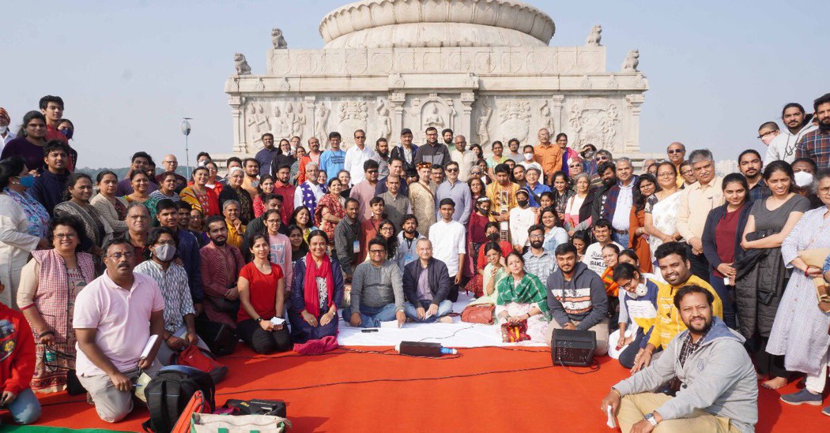 The first time ever in the history of #Hyderabad a classical musical concert held at #BuddhaStatue in #HussainSagarLake on Sunday. #SitaraRecital, a #MorningConcert organisd by #TatvaArts participatd by 230 plus music lovers. @jayesh_ranjan @tourismgoi @tstourism @tstdcofficial