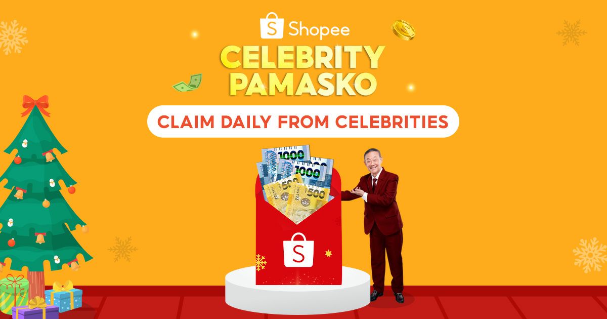 Claim daily from celebrities and win up to P12,000,000 worth of money! Join now! shp.ee/dgnrr5cytc5