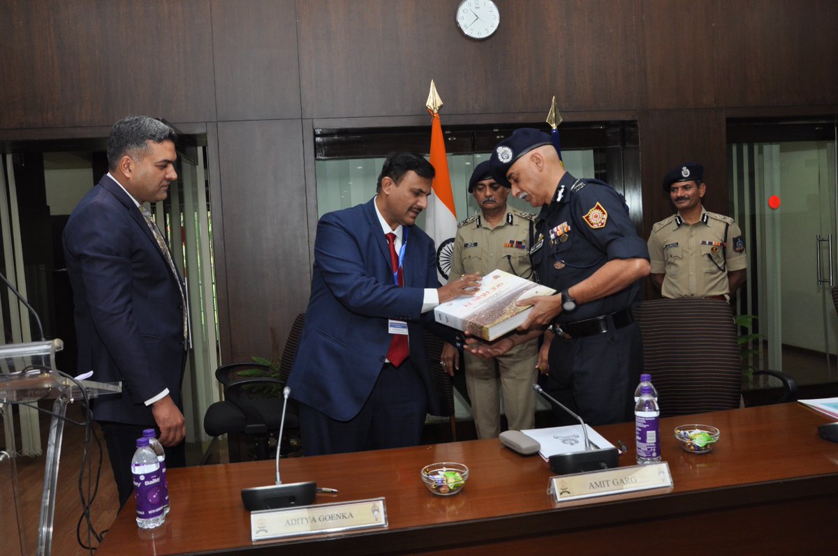 A copy of #Prayagraj_Kumbh_Mela_2019_documentation was presented to Director @svpnpahyd Sh @AtulKarwal  on #9th_Dec_2021 In #National_Police_Academy_Hyderabad.
A #saga of #Kumbh_Mela_2019_Prayagraj

@KumbhMela_2019 presumably considered as the #grandest_event_on_Earth so far.