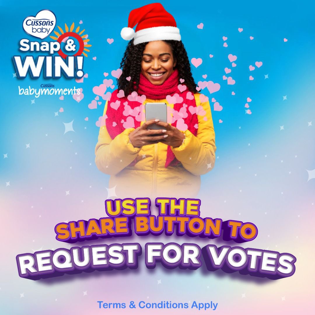 CussonsBabyUG's tweet photo. Voting for the Top 10 is closing on 14th December 2021, 12:00 Midday. Use the share button to post on your social accounts and tell friends to vote for you in the Cussons Baby Moments Snap and Win Competition. 

Use this link to vote: https://t.co/yETkr7Idy9 https://t.co/91fxNUIQhH