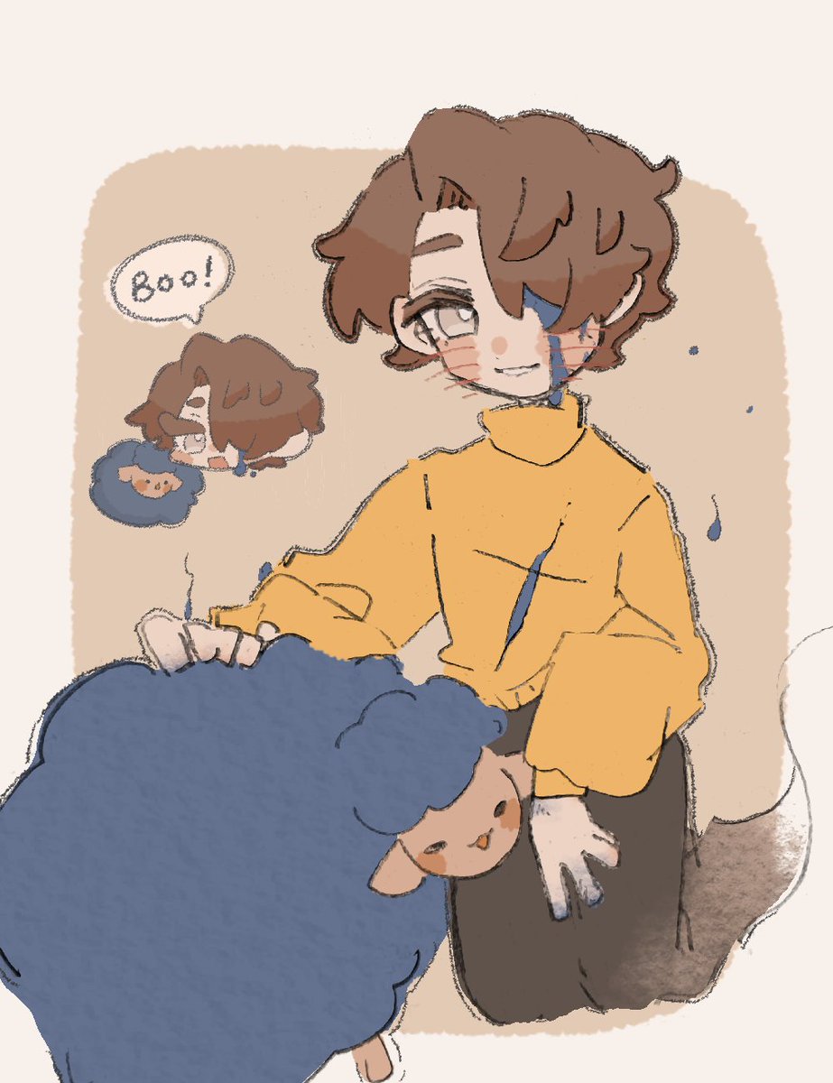lalalaichi_ka's tweet photo. BOO!
#ghostburfanart #wilbursootfanart #dsmpfanart https://t.co/fmPtBXWm6v