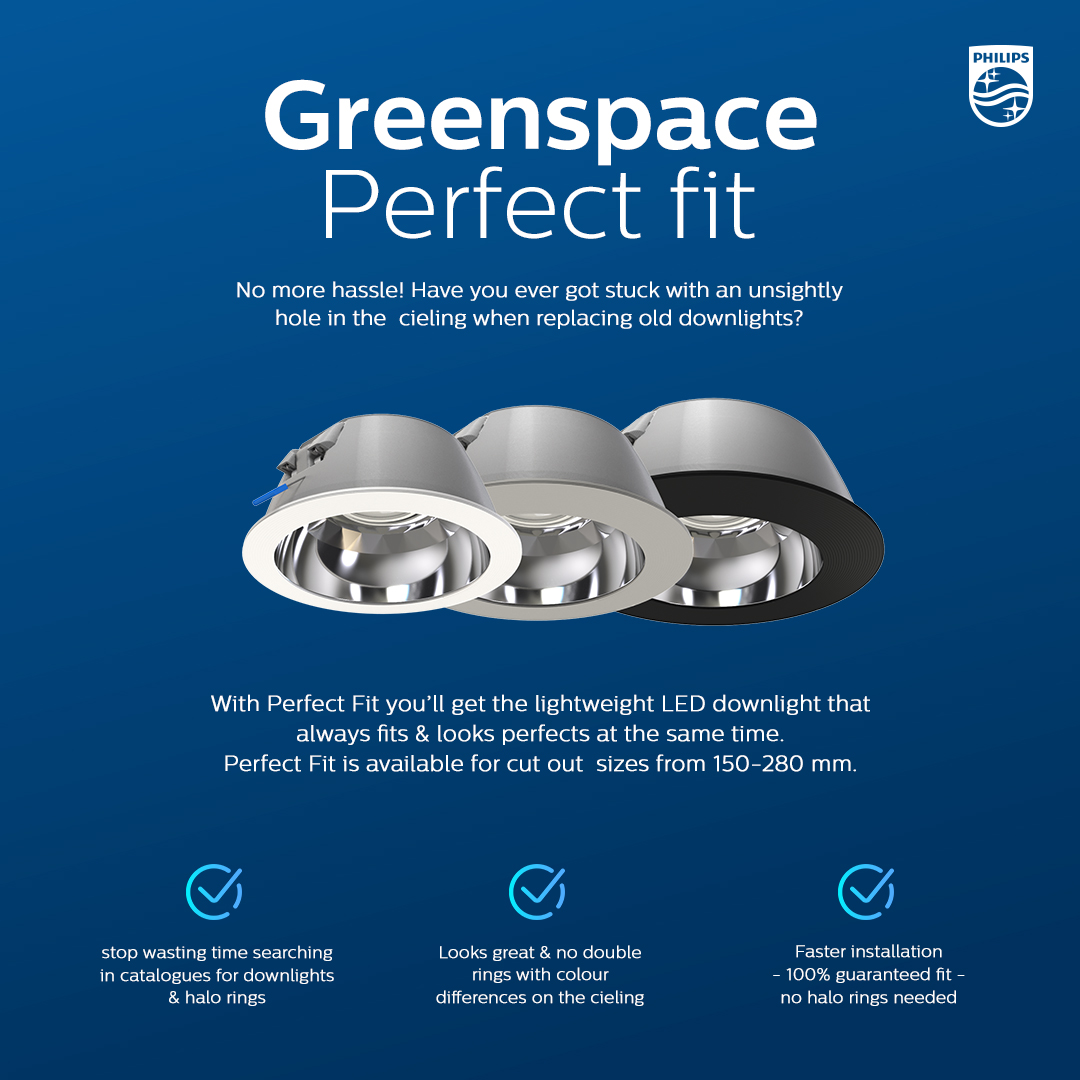 Greenspace هي الخيار الأمثل لكل احتياجاتك! يمكنك اختيار العديد من عناصر التصميم كالألوان والملمس لخيارات لا حدود لها! تعرف عليها بشكل أكبر عن طريق زيارة الرابط: 

philips.to/30VtrNh

 #الطباعة_ثلاثية_الأبعاد #السعودية #downlight
