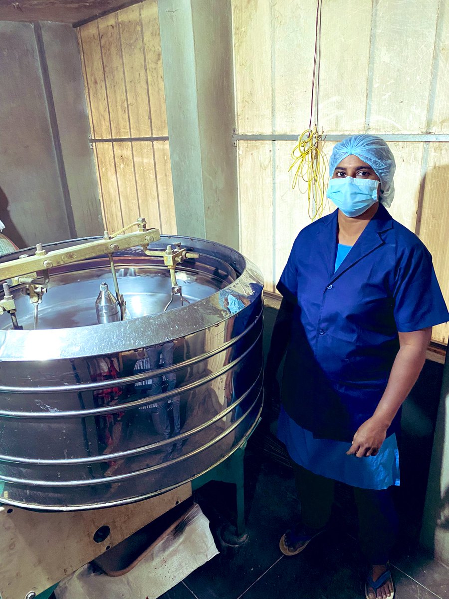 hyunheeban's tweet photo. Was wonderful learn from a #Kudumbashree in Kerala; 20K nutritional packets from local ingredients like groundnuts for 120 #Anganwadi child centres for 5 panchayats per month. This provides livelihoods for women while supporting nutrition of young children in the communities. https://t.co/vael54X1wM