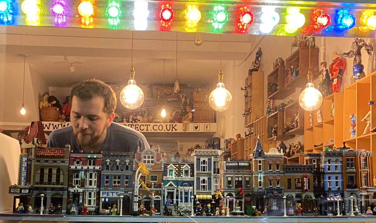Thanks to our fabulous Lego consultant <a href="/Huwage/">Hûw Steer has a fantasy trilogy</a> our incredible <a href="/LEGO_Group/">LEGO</a> ‘street’ has become the star attraction of Junction road! Happy Sunday everyone!