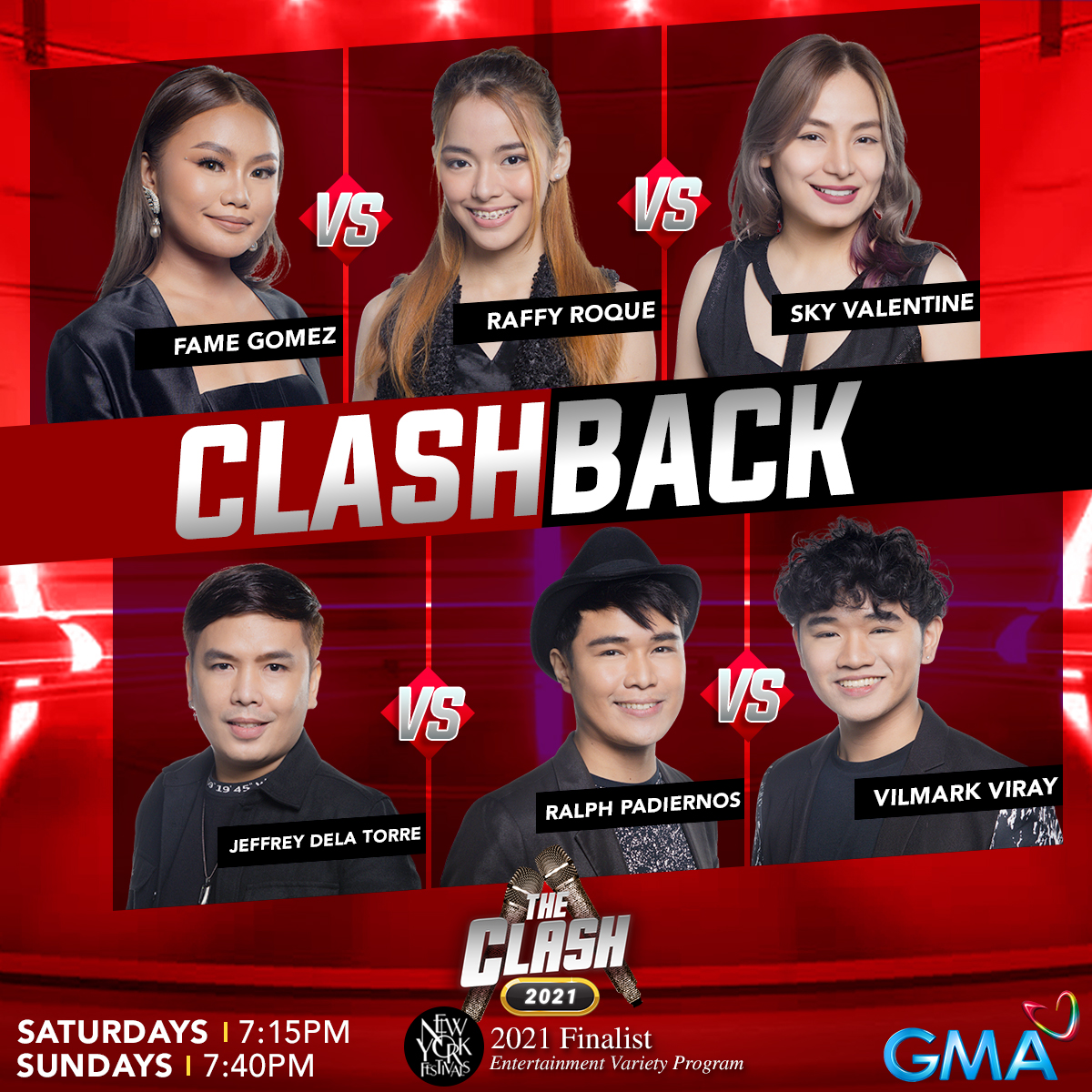 TheClashGMA's tweet photo. #TheClashback2021 na! Best of luck, Clashers!

#TheClash2021 https://t.co/YyCbKysWmf