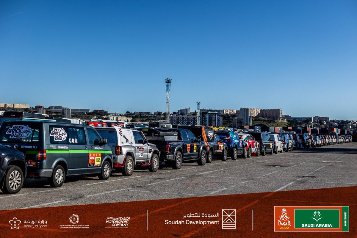 dakarinsaudi's tweet photo. Around 1,100 vehicles left Marseille the French city a few days ago and are on their way to the Kingdom to participate in Dakar Saudi Arabia 2022 🤩🙌🏻
#Dakar2022
#DakarInSaudi https://t.co/mWiZG2UowL