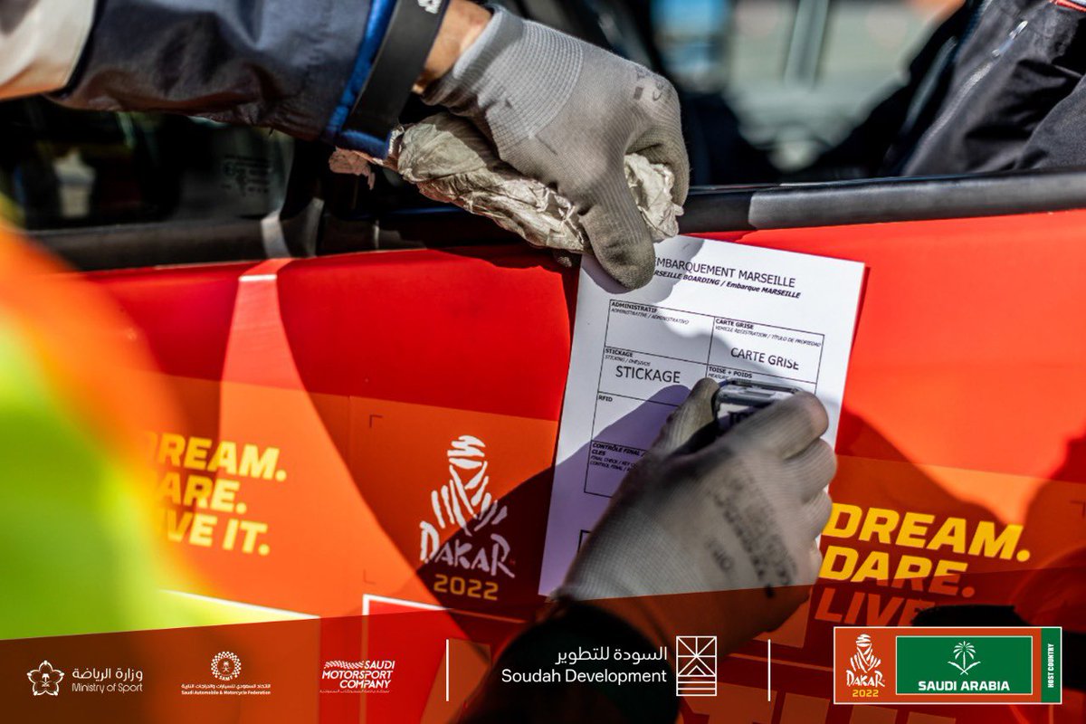 dakarinsaudi's tweet photo. Around 1,100 vehicles left Marseille the French city a few days ago and are on their way to the Kingdom to participate in Dakar Saudi Arabia 2022 🤩🙌🏻
#Dakar2022
#DakarInSaudi https://t.co/mWiZG2UowL