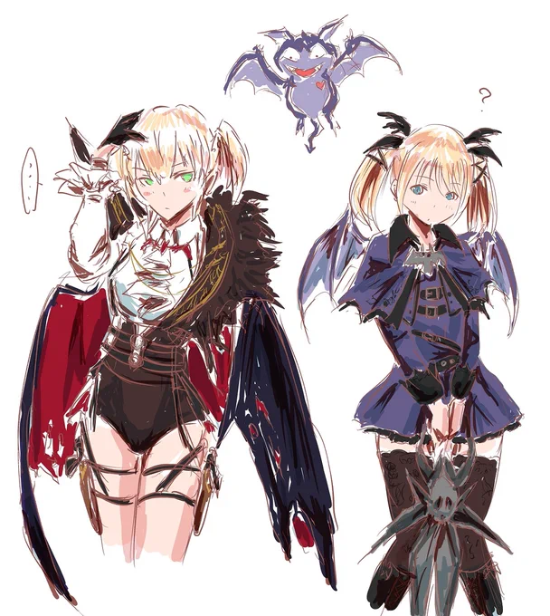 【ドルフロ×デススマイルズ】 #ドールズフロントライン #少女前線 #デススマイルズ #ドルフロ #ウェルロッドMkII(ドールズフロントライン) #キャスパー(デススマイルズ) https://t.co/WFrGqE4Z4N 