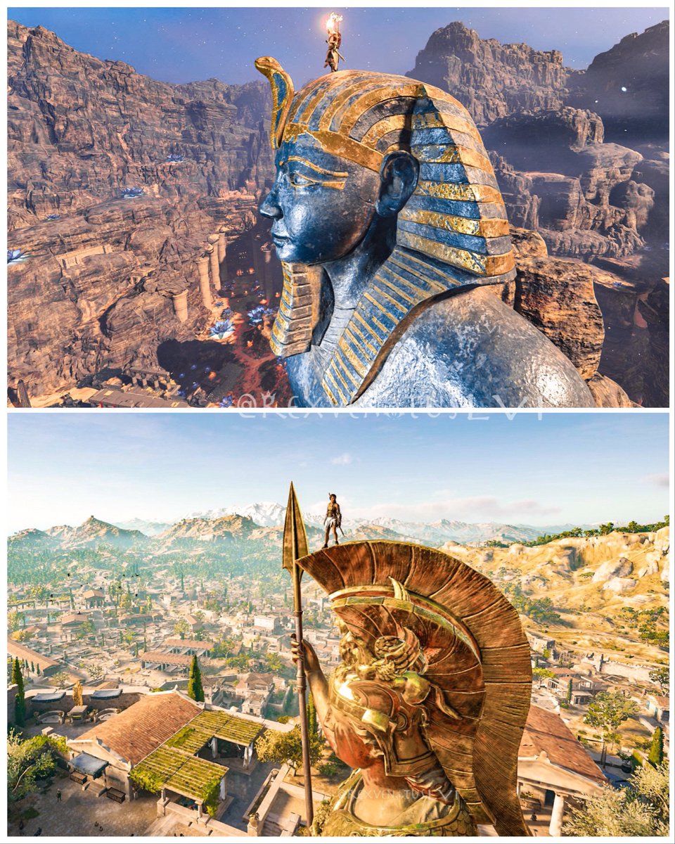rexvenatusLVI's tweet photo. Who did it better? Origins or Odyssey? Been a while! Photo dump coming soon. Check out my Instagram for more!

#bayek #bayekofsiwa 
#ACFinest #ACPhotomode #AssassinsCreedOrigins #AssassinsCreedOdyssey https://t.co/OZDDgU8YH1