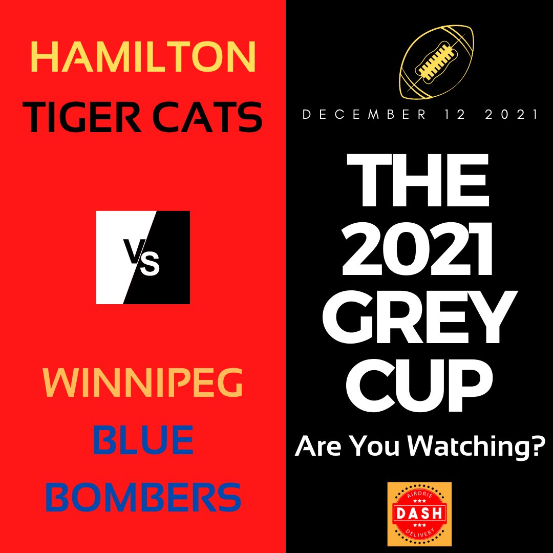 Who's Cheering? #greycup2021 #football #delivery #hungrycanadian #airdriedashdelivery