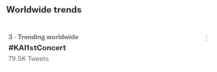 KaiNationUnion_'s tweet photo. [TRENDS] 211212 — Worldwide trends:

3. #KAI1stConcert
5. #KAIBeyondLIVE
23. jongin https://t.co/q2pMx0OeIO