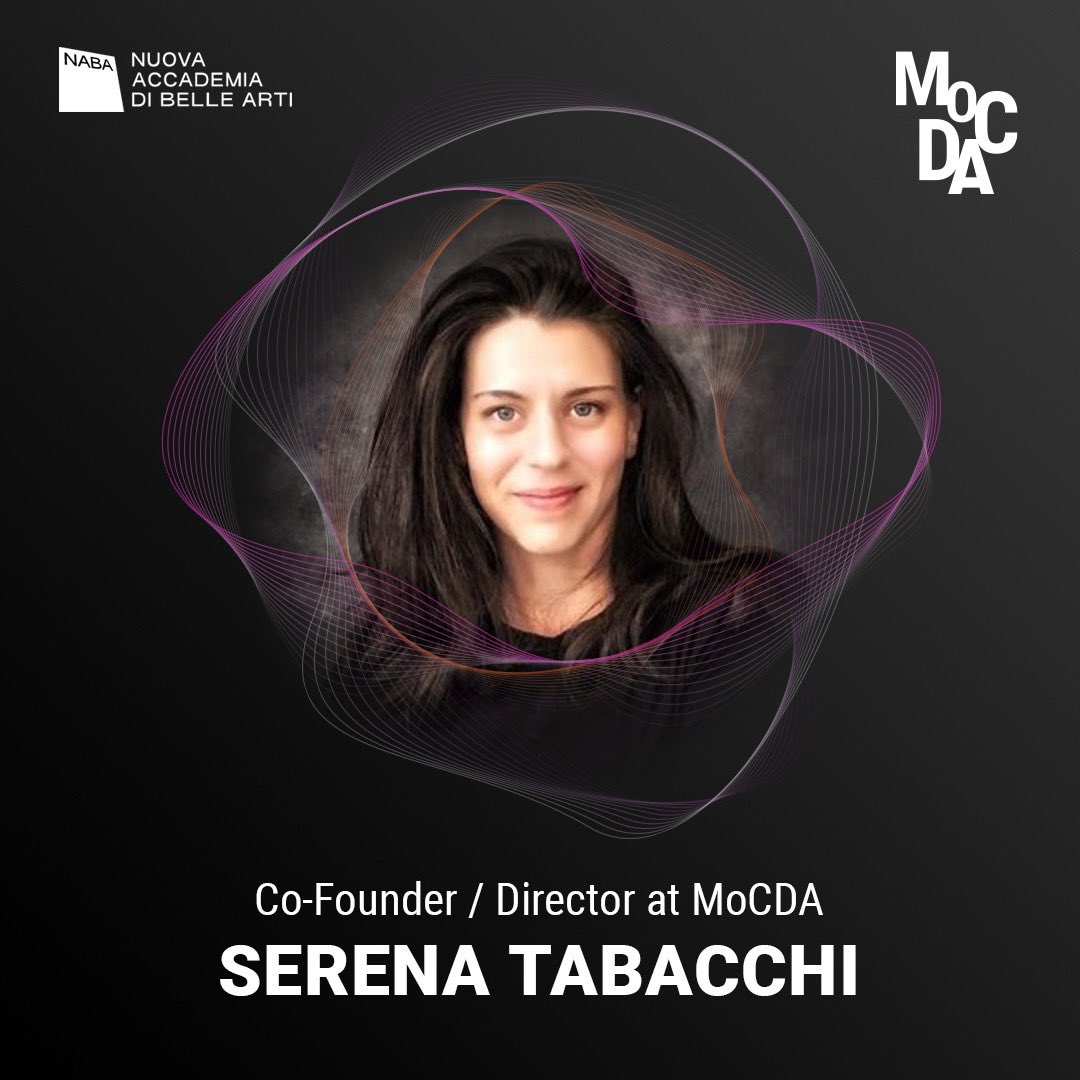MOCDA_'s tweet photo. #MoCDATalks. Next Monday, @SerenaTabacchi Co-Founder and Director of @MoCDA, will host a class at @NABAMilano, Nuova Accademia di belle Arti in Milan during which she will illustrate how #digitalart has evolved through the development of new #technologies. https://t.co/1GtNF4dd0f
