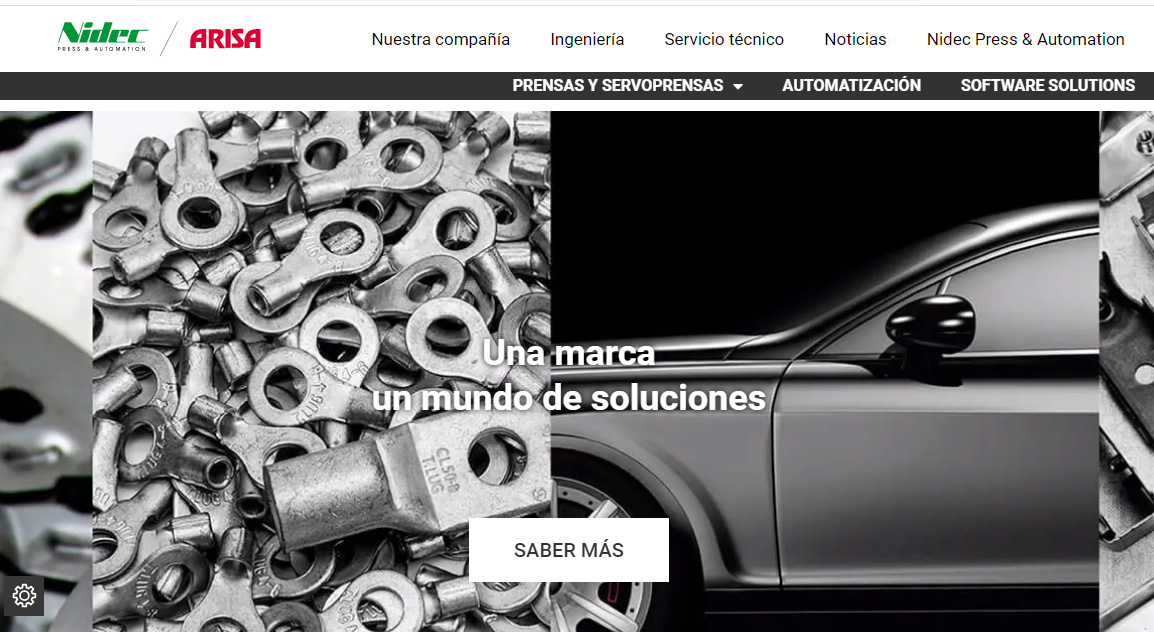 En Arisa y el grupo Nidec son expertos en ingeniería de precisión en automoción y especialistas en mecánica, electrónica y el sector hidraúlico.
Su trabajo llega a países de todo el mundo y puedes verlo en la web que diseñamos para ellos 👉🏻 arisa.com