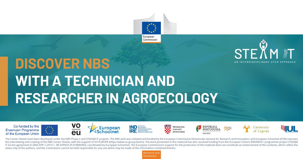 scientix_eu's tweet photo. 📢 Erik Hobbelink is a Researcher in Agroecology 🥦
🌱 In the last interview of the #NBS_project, he talks about his professional career & the importance of #NBS to fight climate change
📺 Interview: https://t.co/f1X5tzFcSg https://t.co/64eaeBo3UV