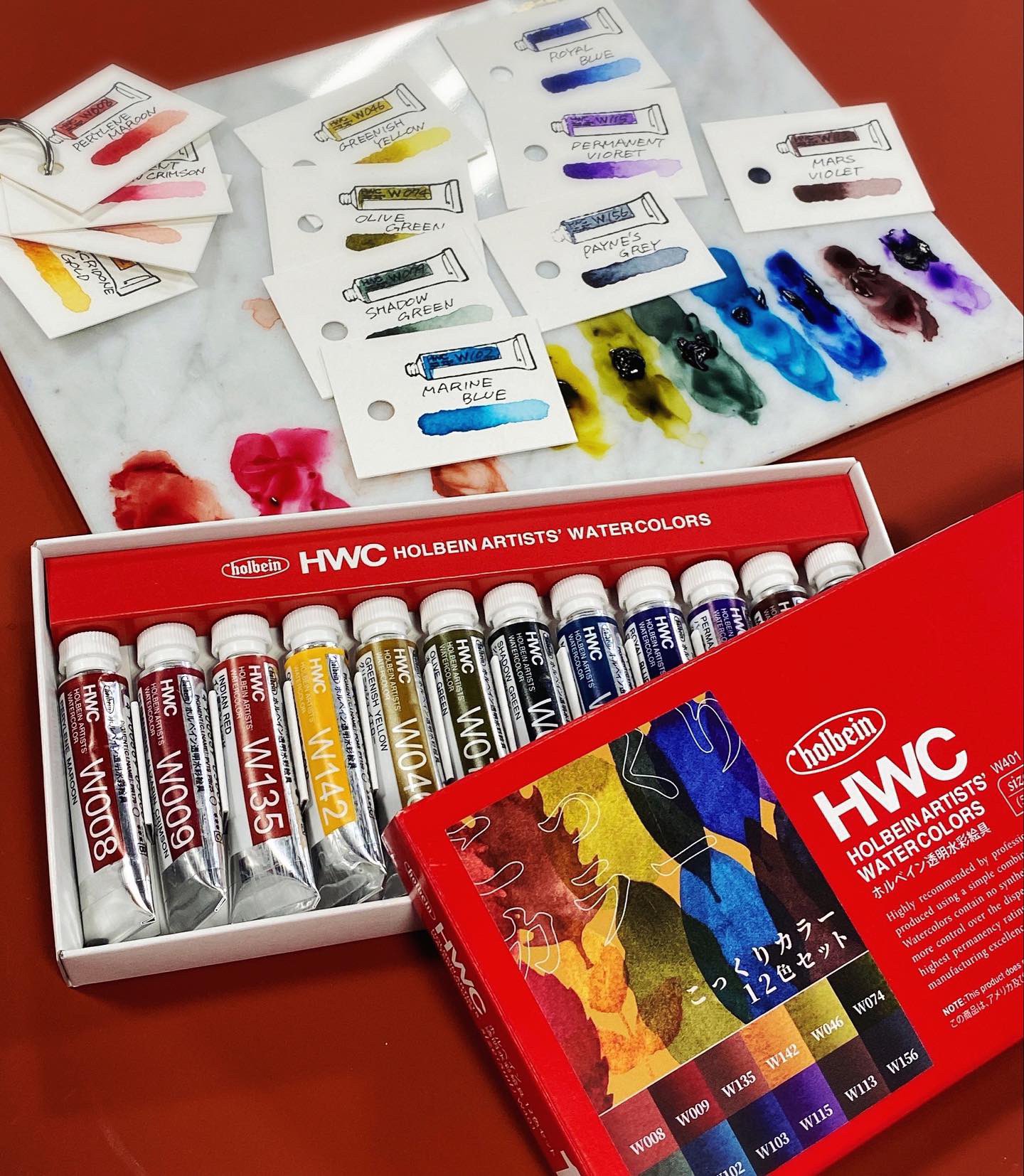 最終値下げ新品未使用ホルベイン　　水彩絵具セット ホルベイン】ホルベイン 透明水彩セットの通販|水彩絵具の通販