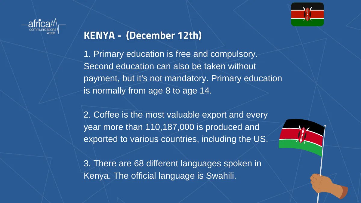 Happy #IndependenceDayKenya Interesting Fact: There are 68