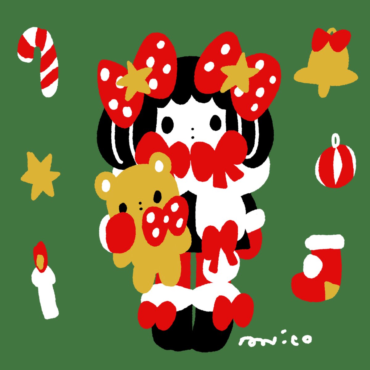 「🎁🧸🎄🎅🕯✨ 」|paricoのイラスト