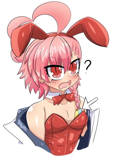 美甘ネル(バニー)の髪のあれ、こうなるやろなぁと思いました、まる 