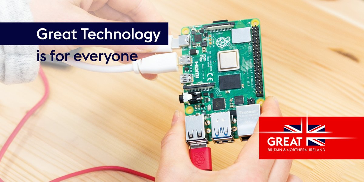 UKinOman's tweet image. .@Raspberry_Pi computers, designed in Cambridge &amp;amp; built in Wales, were created to allow access to technology for all.

Adopted by businesses, schools &amp;amp; inventors, just one example of UK innovation supporting minds across the world.

See things differently.

#GREATTechnology