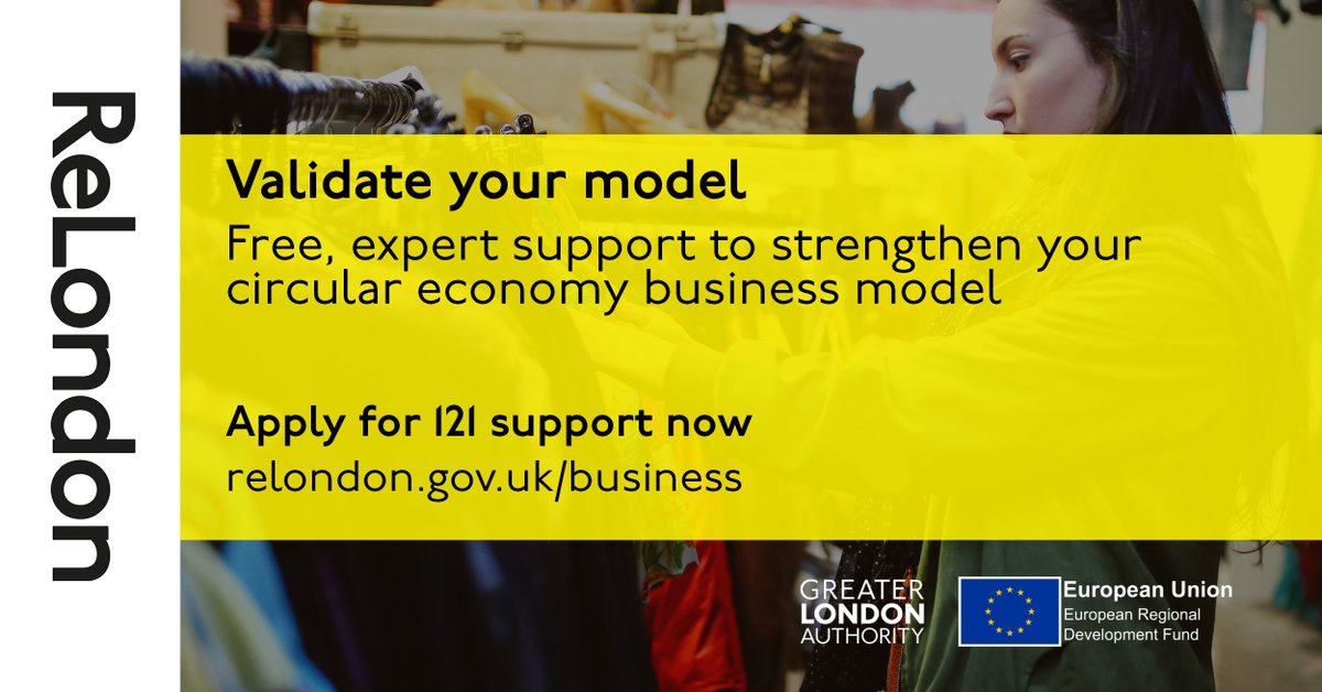 IslingtonBC's tweet photo. Calling all #circular business owners! You can apply now for free, expert 1-2-1 support from @ReLondonBiz to strengthen your business and help it thrive.
Apply here: https://t.co/sVN0eZYcsl
#BuildBackDifferent https://t.co/B37O0rkMst