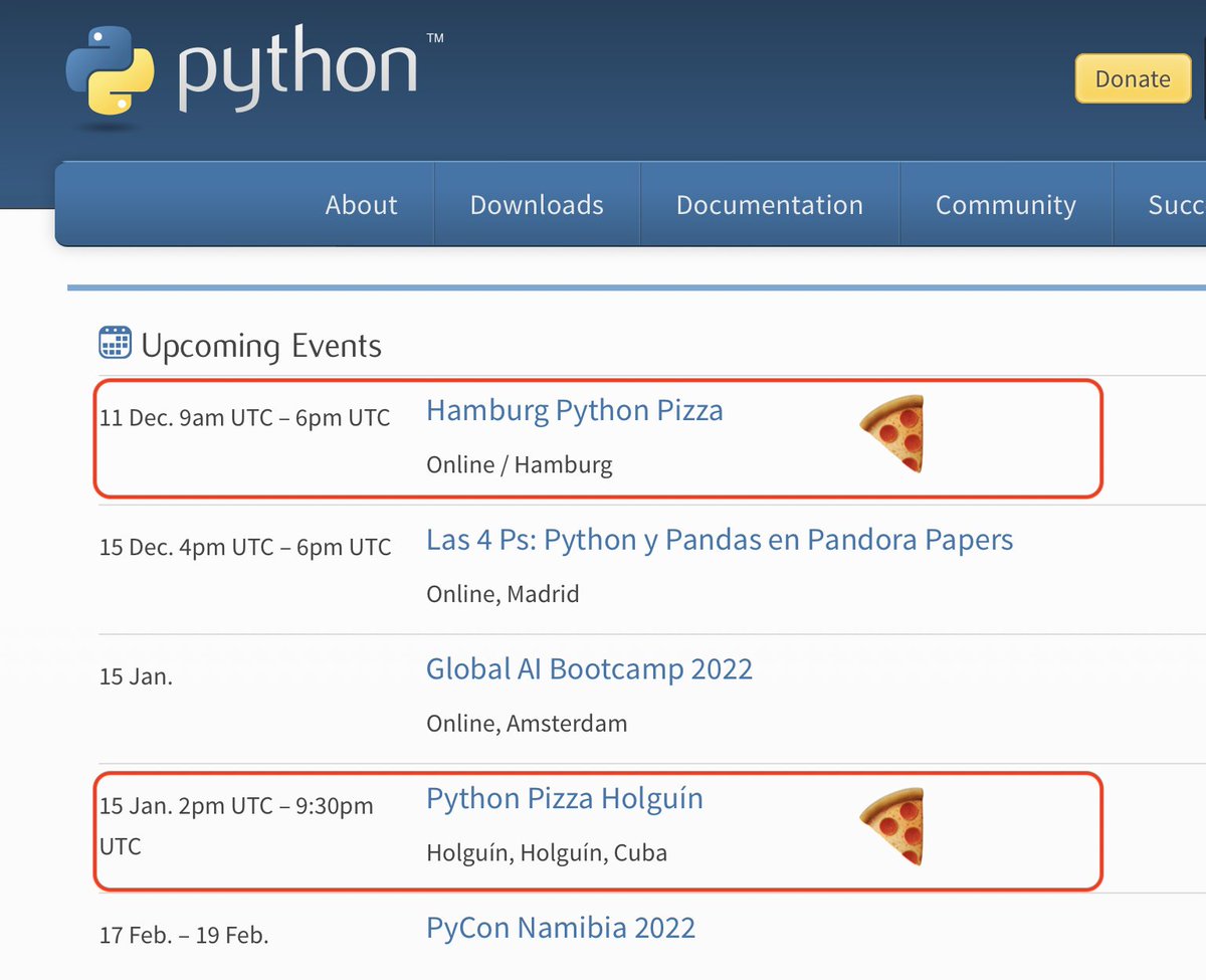 pythonpizzaconf's tweet image. Like a wise person said... 
after Python Pizza is before Python Pizza.. so see you soon in Holguin, Cuba! 🍕🐍
The CfP is open! holguin.python.pizza
#PythonPizzaHolguin2022 #Pyhton @ThePSF #pythonevents 
python.org/events/