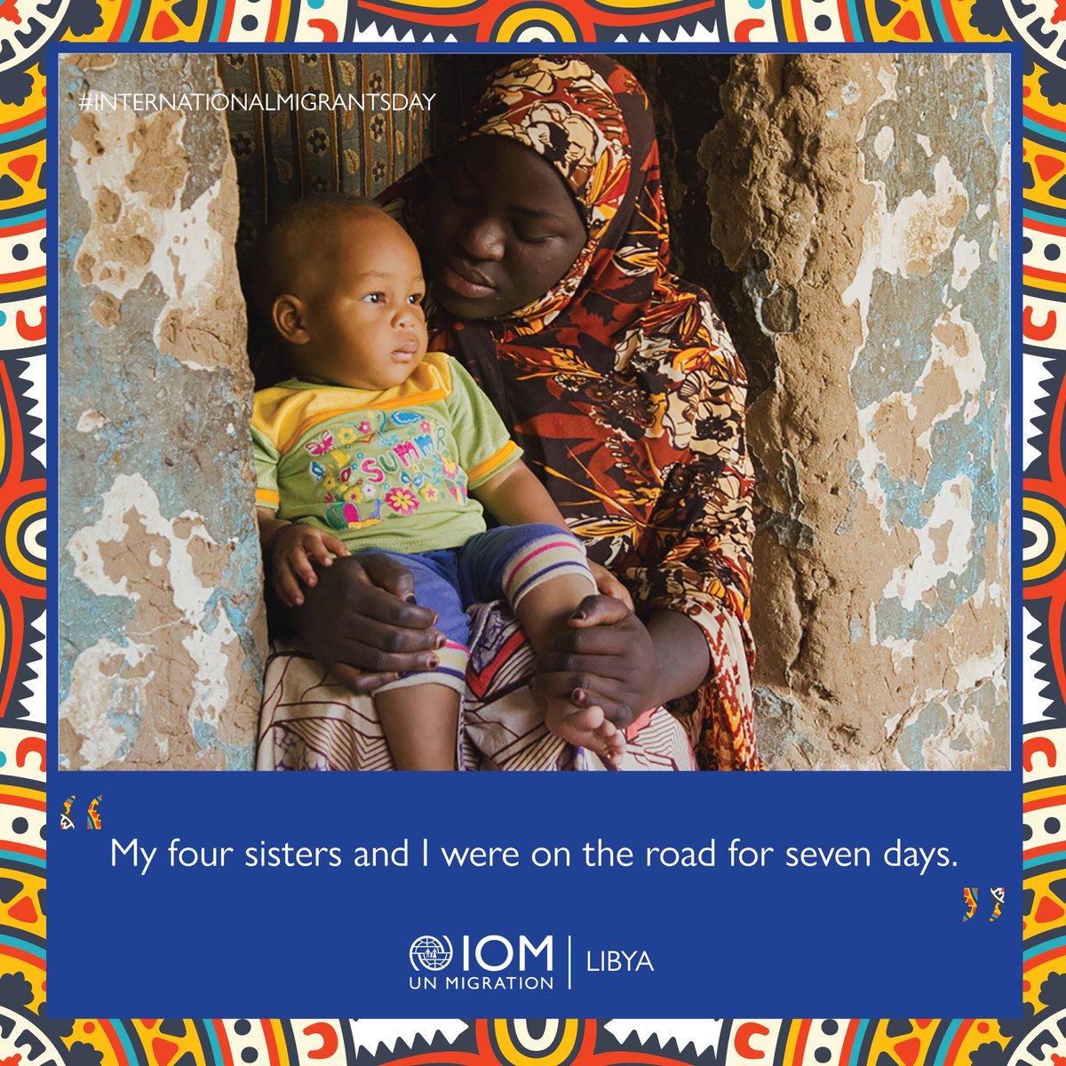 IOM_Libya's tweet photo. When Amina was 5 years old her parents left for #Libya, leaving her and her sisters with their grandmother in Niger. When she turned 10 years old, her father arranged for their journey to Libya.
#InternationalMigrantsDay #IMD2021 #IOMLibya https://t.co/XxfCJPqxPb
