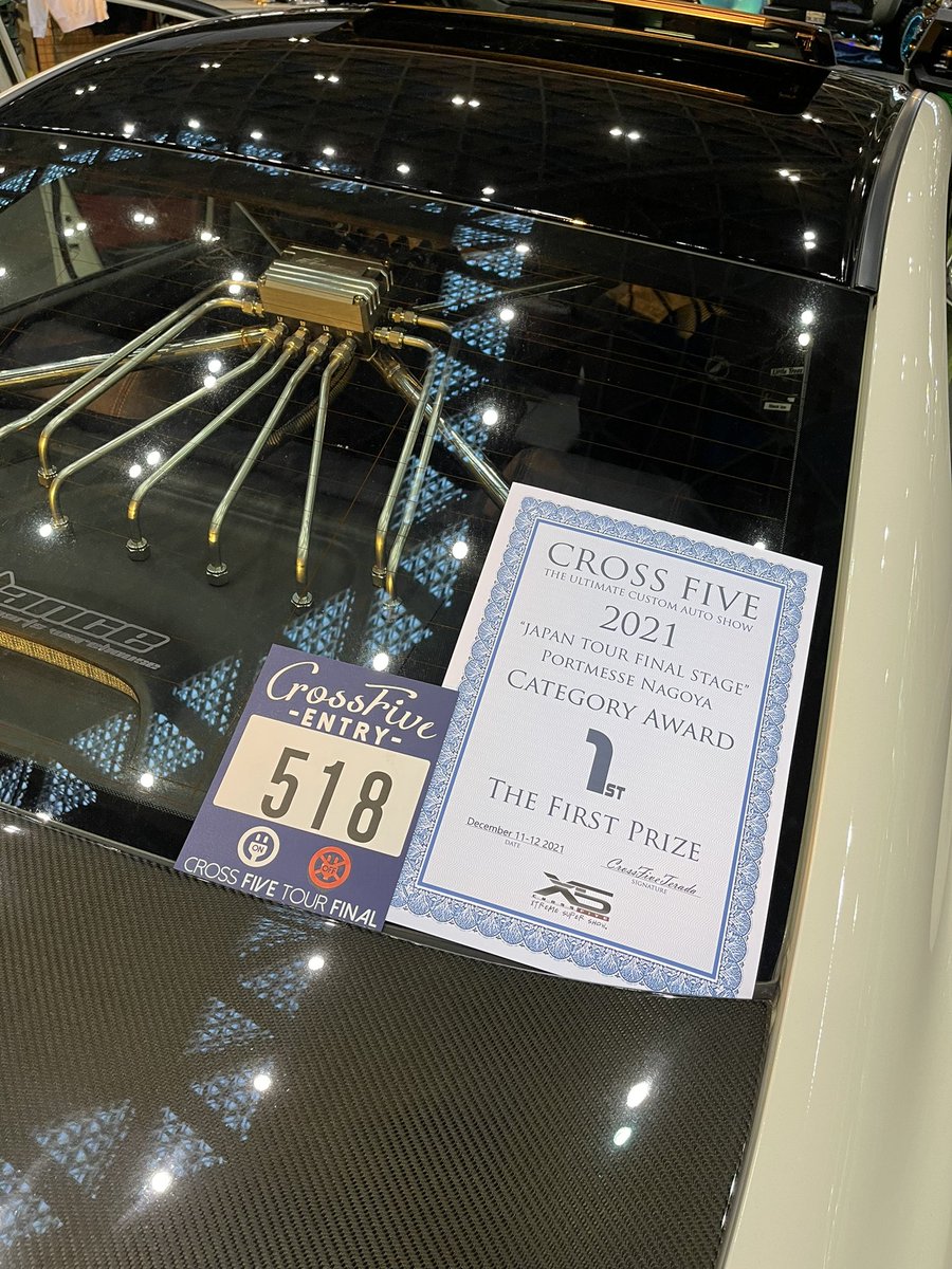 neff2170's tweet image. finalアワード貰えました🙆‍♂️
 #crossfive
 #crossfivefinal
 #ポートメッセなごや