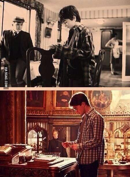 PotterWorldUK's tweet photo. Harry Potter and the shirt that finally fits https://t.co/CtSGllCb9h