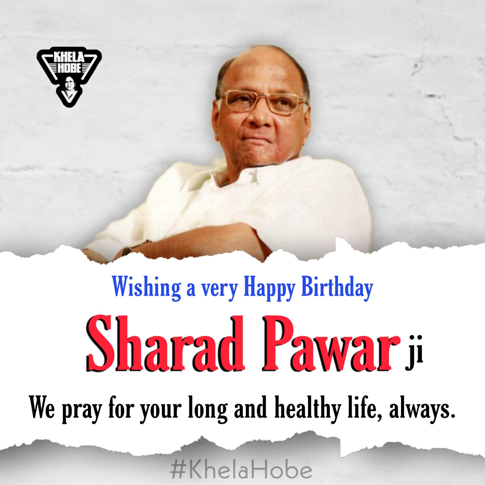 Wishing a Very Happy Birthday Sharad pawar ji.Wish you many many Happy returns of the day. 