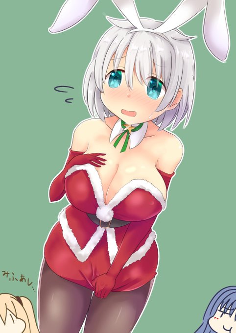 ミニスカバニーサンタみふゆさん描きました …ミニスカバニーサンタってなんだ? 