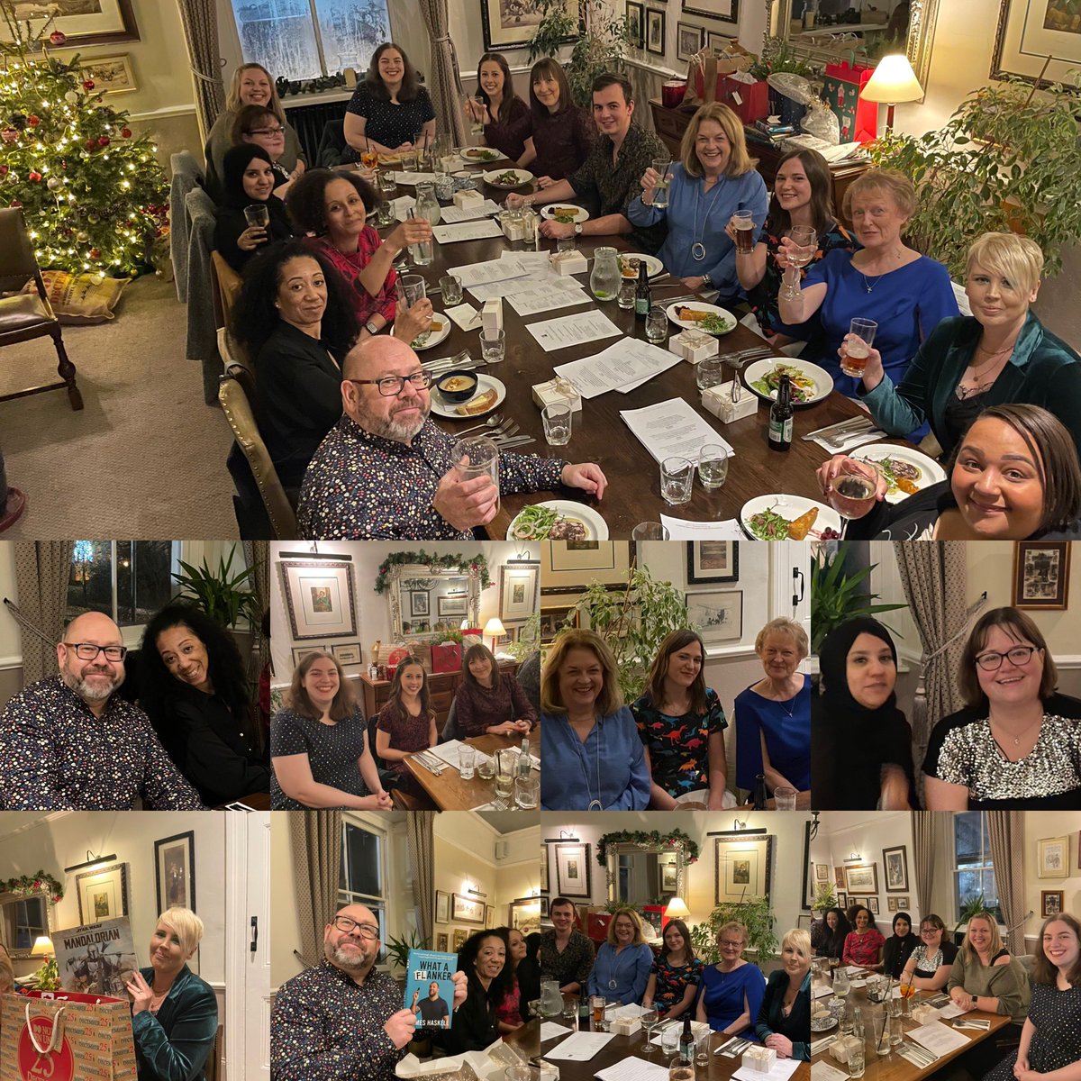 It was lovely to get together as a team to celebrate the year inc. the programmes, births, upcoming marriages, promotions, new starters, awards &amp;… a secret Santa!. Thanks <a href="/BCUPreQual/">BCU Pre-Qualifying Practice Department</a> team for being amazing &amp; for all your hard work, it is always appreciated ❤️
(LFT Negative 👍🏽)