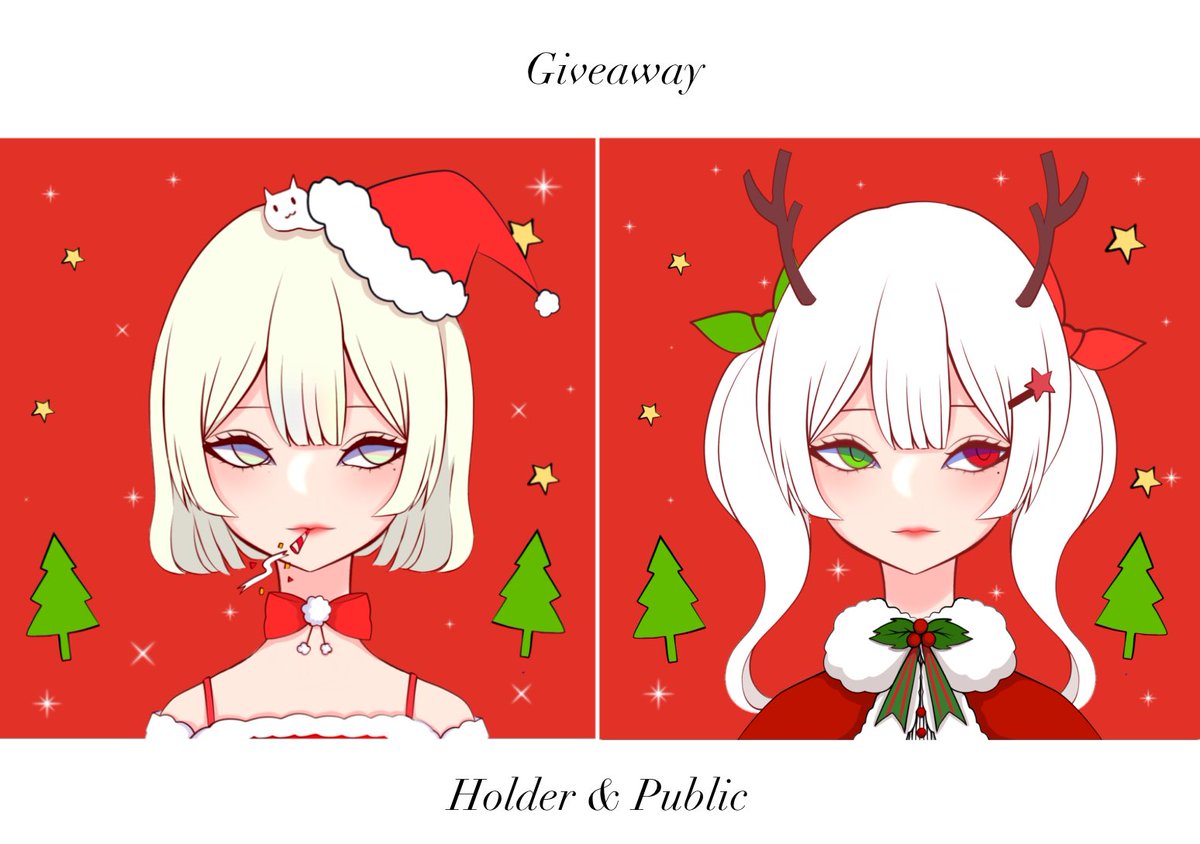 OMARUSA10164's tweet photo. Giveaway for holder and public 🎄✨
✨Follow @OMARUSA10164 
✨Retweet this
✨tag 2-3 friend
✨React 🎉 on my Discord https://t.co/xLuHAOvHyH
I hope u good luck everyone 💕
Thankyou very for support all time🙏
#NFTCommmunity  #Giveaway  #NFTcollections  #NFT https://t.co/V1JpxCoiKl