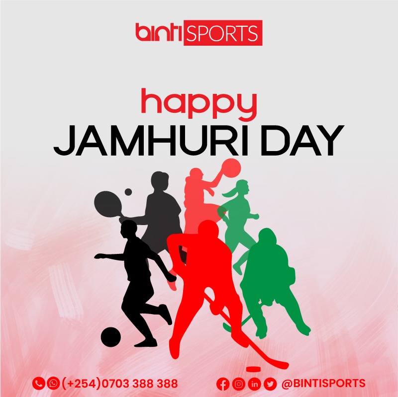 BintiSports's tweet photo. Binti Sports wishes you and your family a safe and happy Jamhuri Day.

#JamhuriDay2021 https://t.co/UCbONh5Tcq