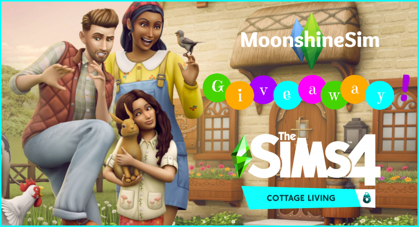 MoonshineSim's tweet photo. CHRISTMAS GIVEAWAY: The Sims 4 Cottage Living (PC/Mac)! Follow &amp; Retweet this tweet or leave a comment on my Blog by December 15, 19.00 CET. The winner will be announced a.s.a.p. Good Luck everyone! 😊🎄https://t.co/WpuZCYva5y https://t.co/073SS6eGtG