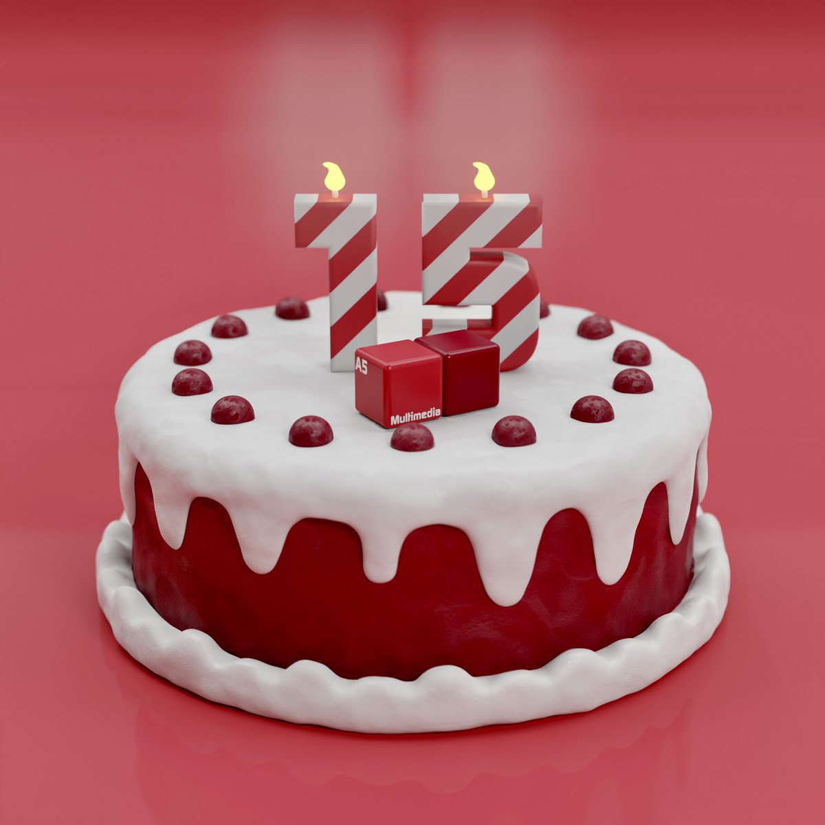 aledbrown's tweet photo. Happy Birthday 🎂 to A5 Multimedia @a5multimedia. 15 today. Image rendered in Blender with Cycles X for Metal. #smallbusiness #northwales #blender3d #b3d #applesilicon https://t.co/EYjgXqjBlc